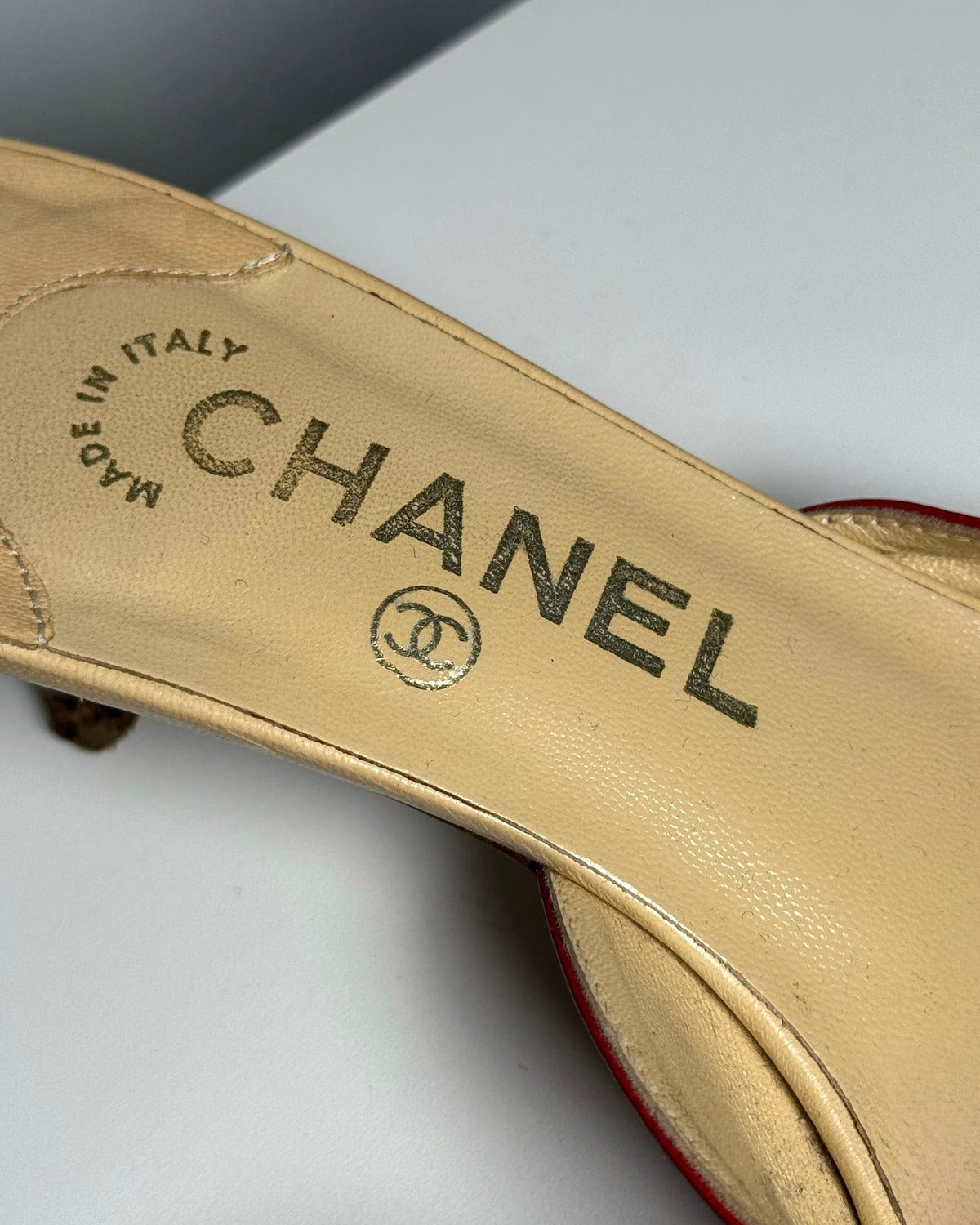 Chanel 2000s by Karl Lagerfeld Laced Mules