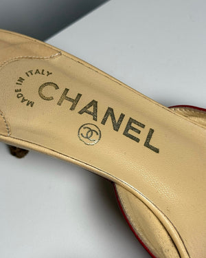 Chanel 2000s by Karl Lagerfeld Laced Mules