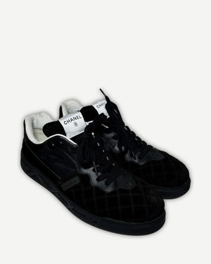 Chanel 2024 Black Tennis Sneaker