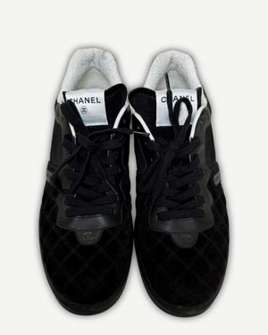 Chanel 2024 Black Tennis Sneaker