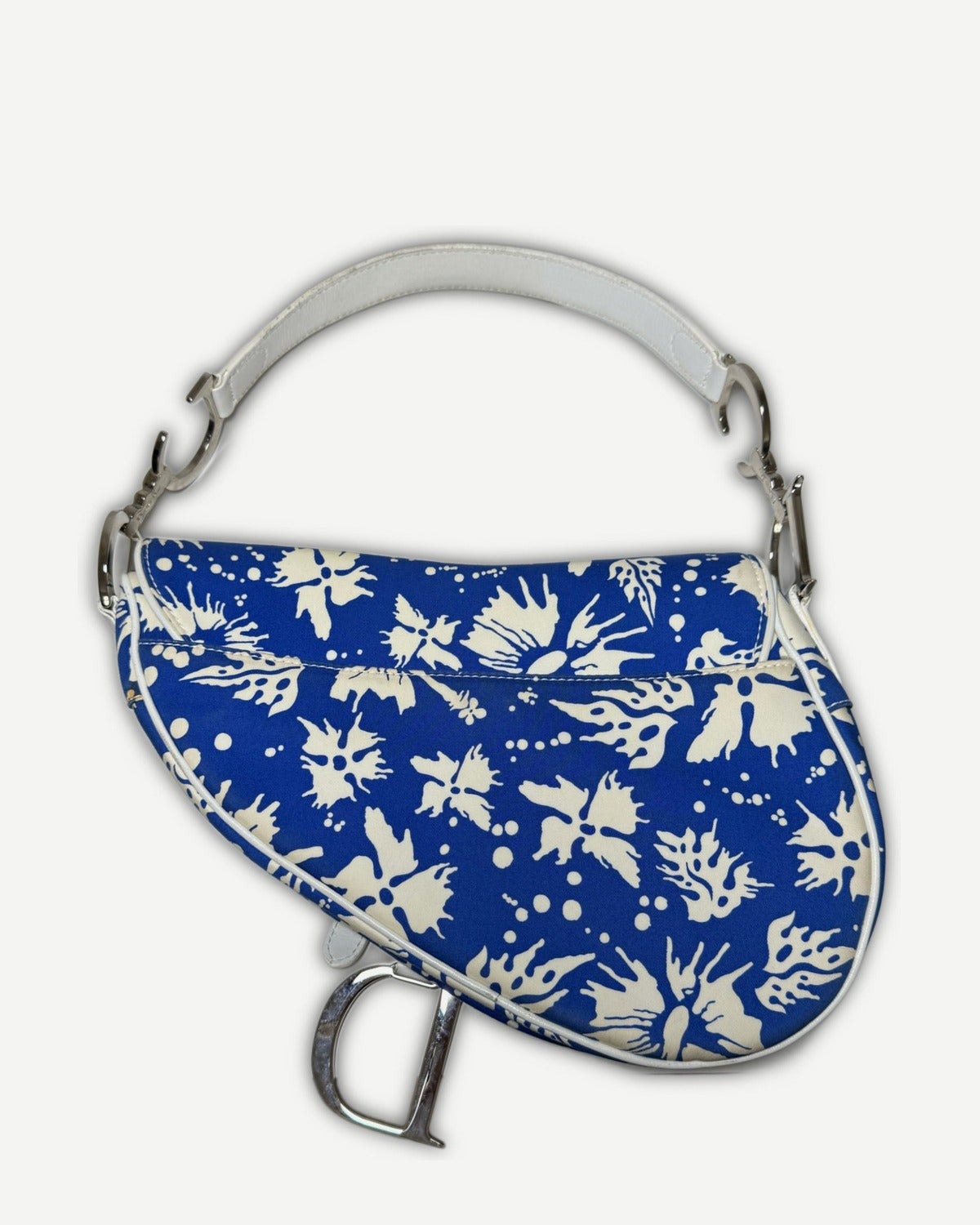 Christian Dior by John Galliano 2004 Surf Chick Hibiscus Saddle Bag