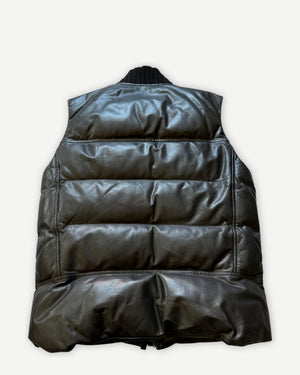Berluti Leather Puffer Vest
