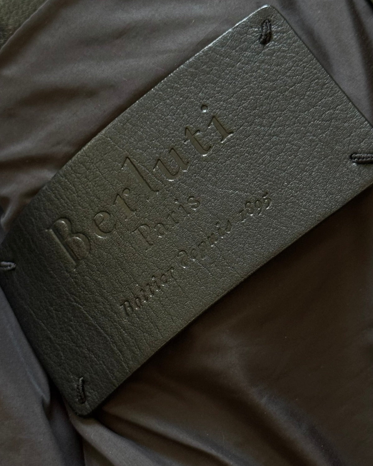Berluti Leather Puffer Vest