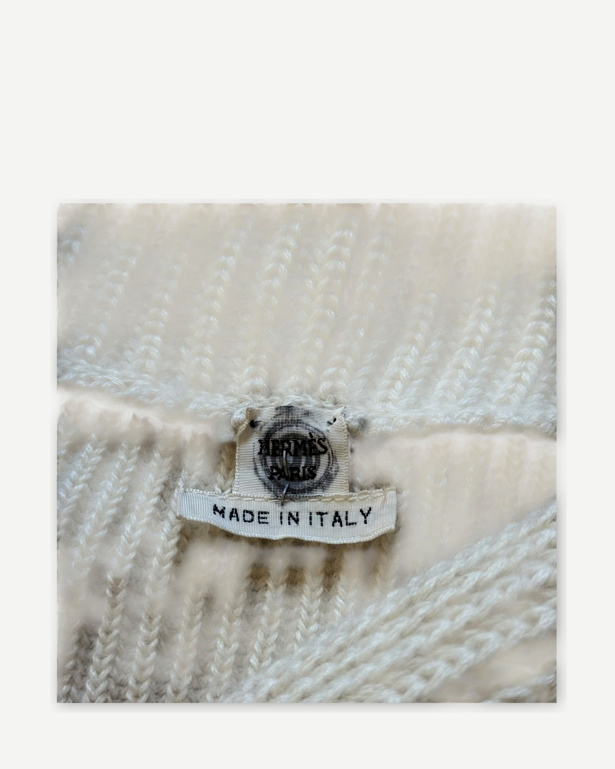 Hermes 2000s by Martin Margiela Alpaca Knit Hoodie