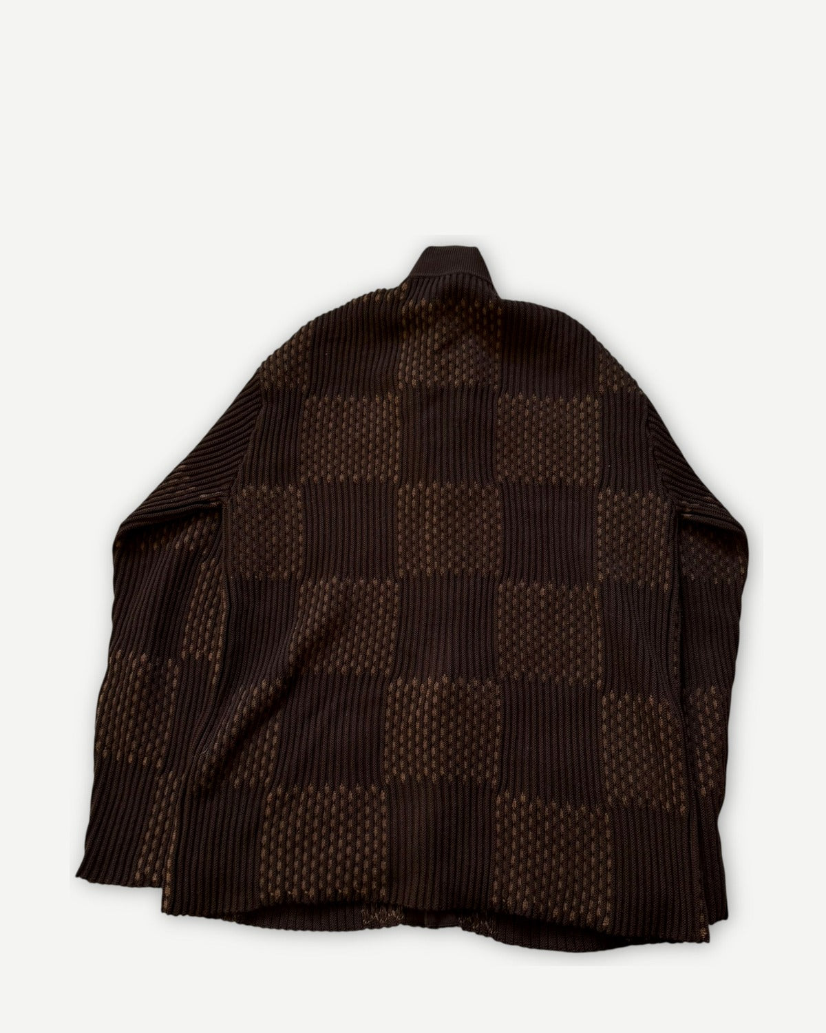 Louis Vuitton FW20 Nigo Giant Damier Rib Jacket