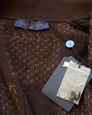 Louis Vuitton FW20 Nigo Giant Damier Rib Jacket