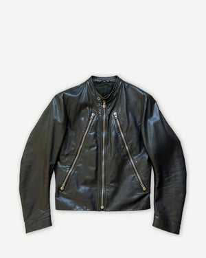 Maison Martin Margiela SS08 5 Zip Leather Biker Jacket