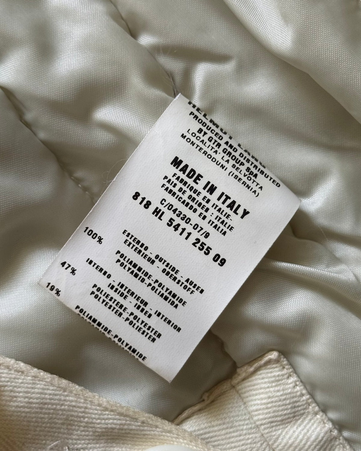 Helmut Lang FW99 Séance de Travail Ballistic Nylon Astro Biker Jacket