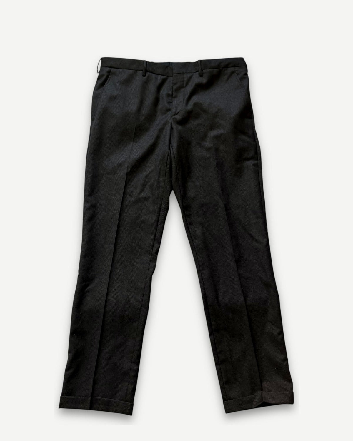 Prada AW09 Black Wool Silk Blend Pants