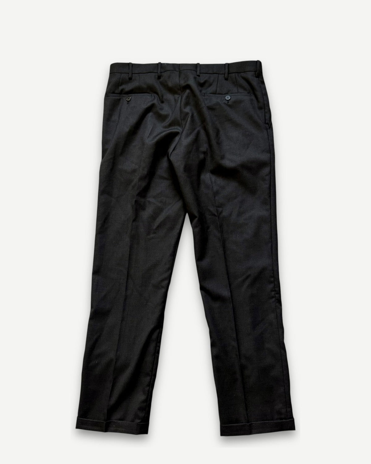 Prada AW09 Black Wool Silk Blend Pants