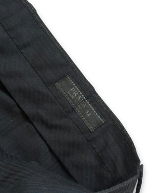 Prada AW09 Black Wool Silk Blend Pants