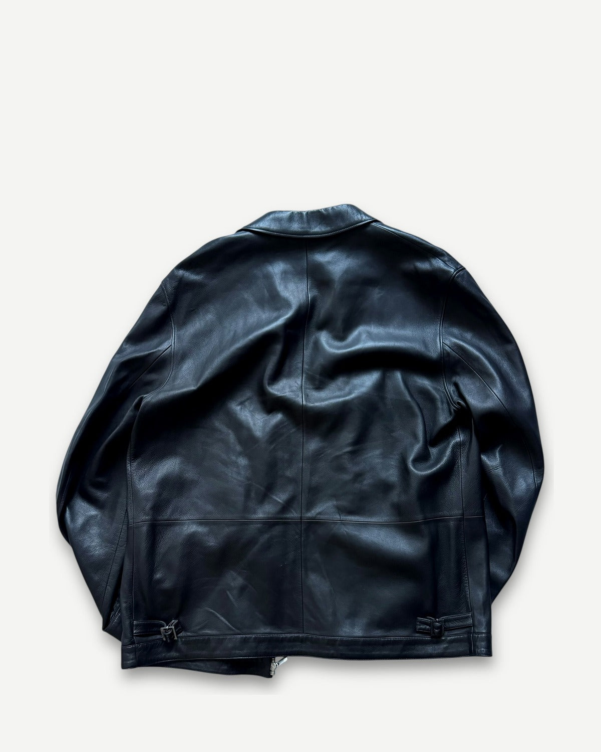 Louis Vuitton 2000s Damier Lined Leather Jacket