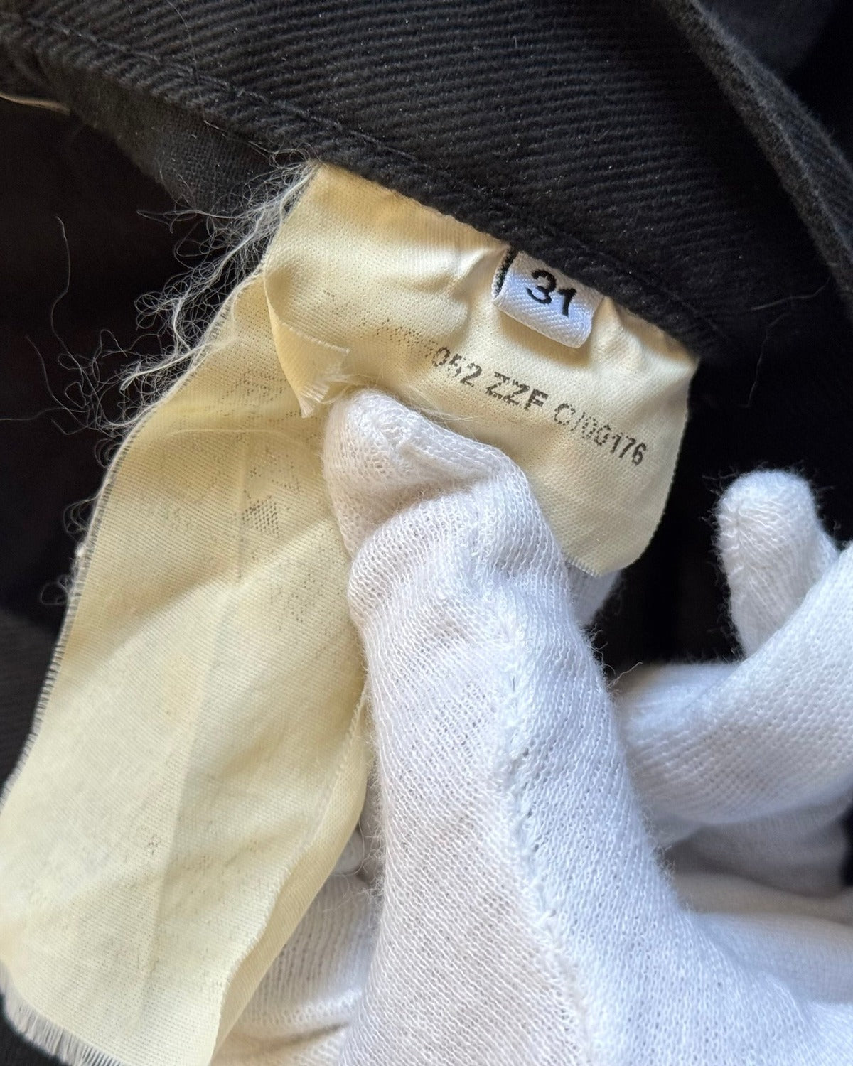 Helmut lang SS04 Black Bondage Strap Mummy Denim