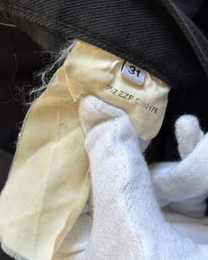 Helmut lang SS04 Black Bondage Strap Mummy Denim