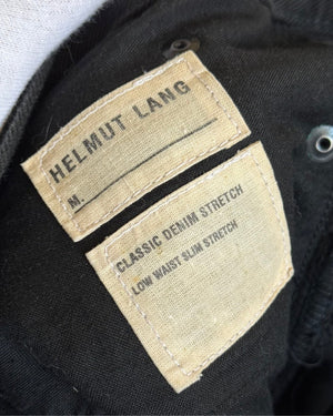Helmut lang SS04 Black Bondage Strap Mummy Denim