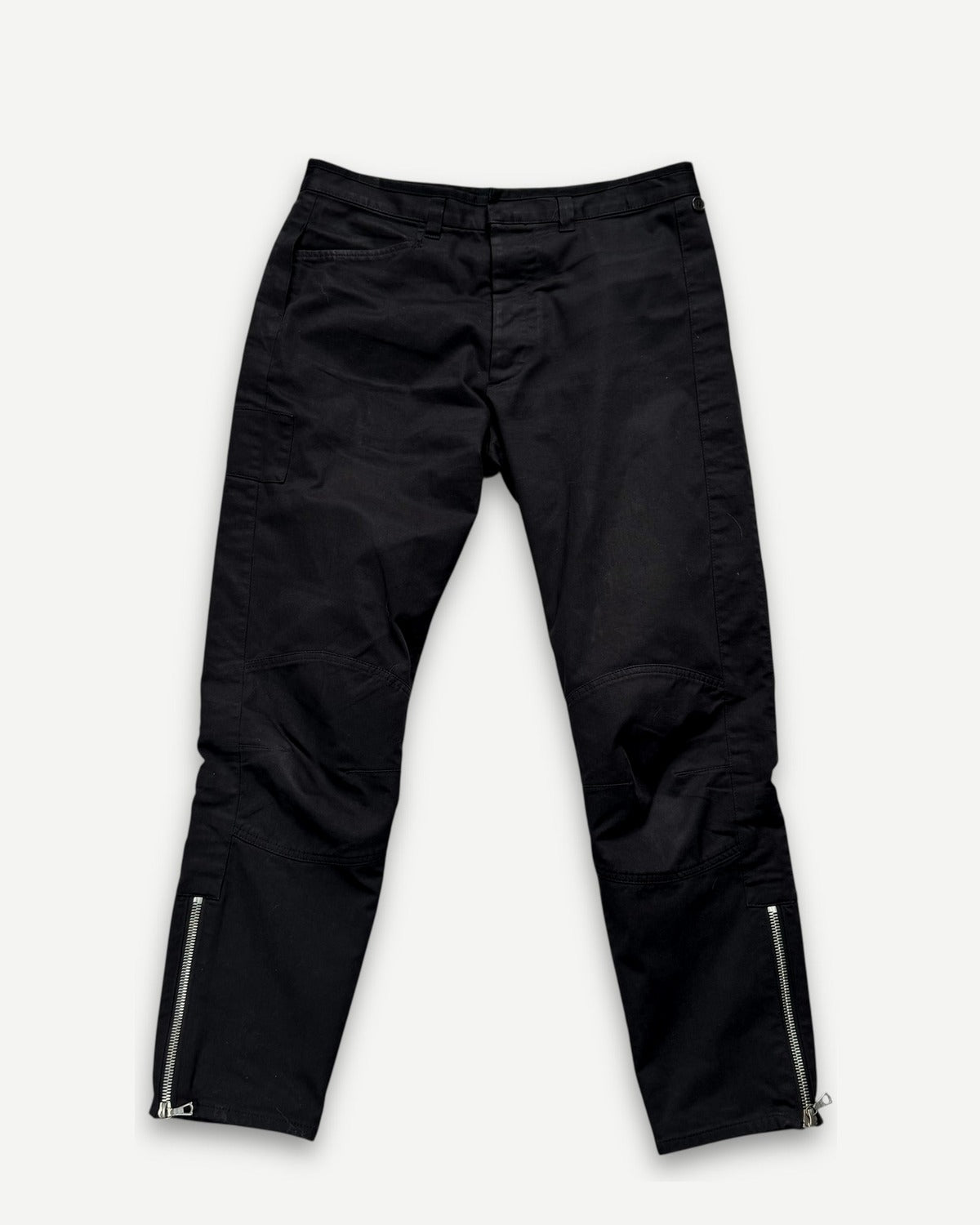 Dries van Noten AW15 Zip Biker Denim Pants