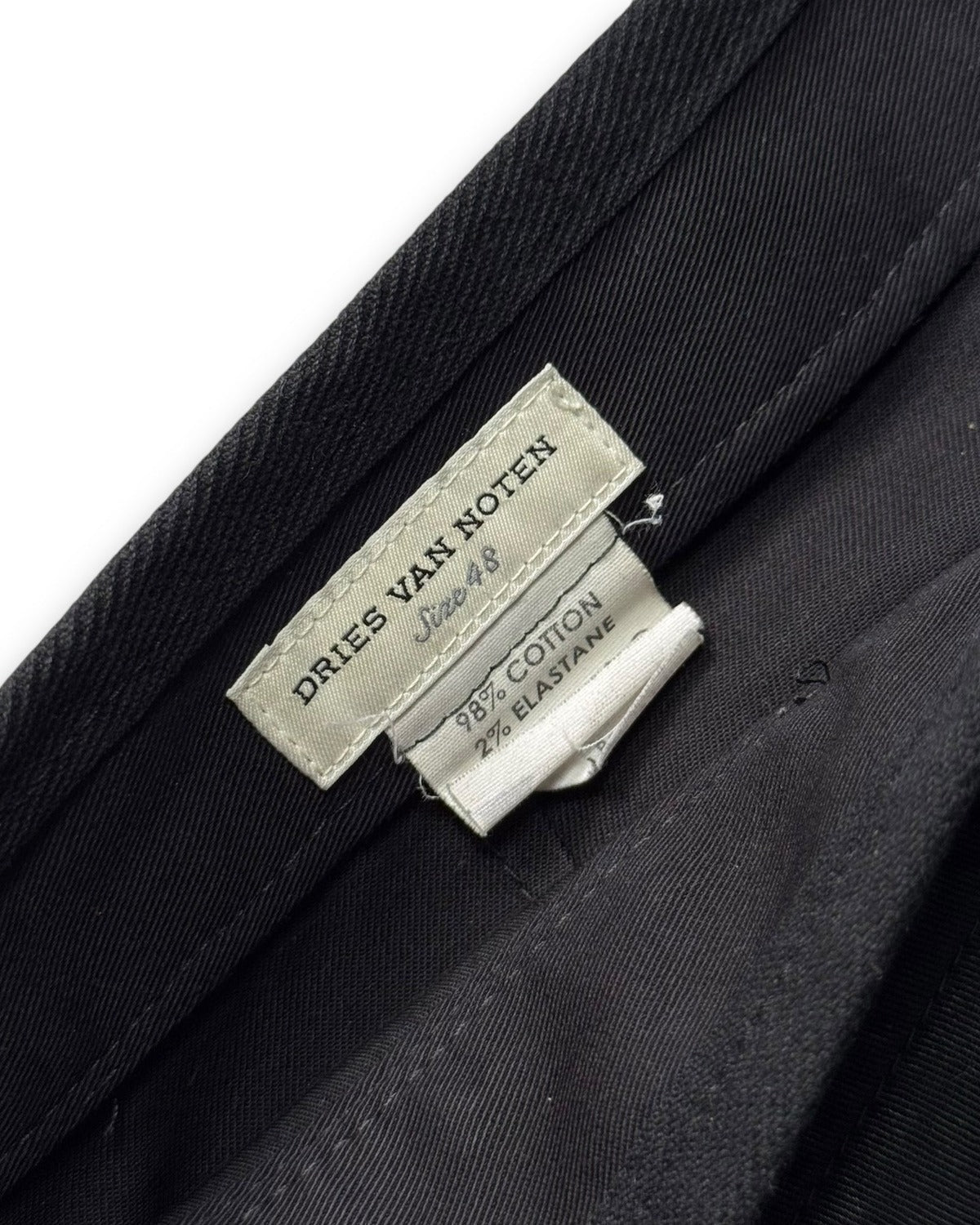 Dries van Noten AW15 Zip Biker Denim Pants