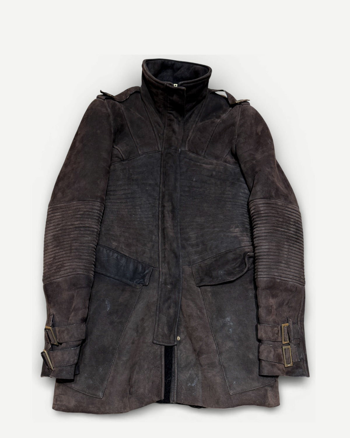 Gucci FW03 by Tom Ford Embroidered Shearling Coat