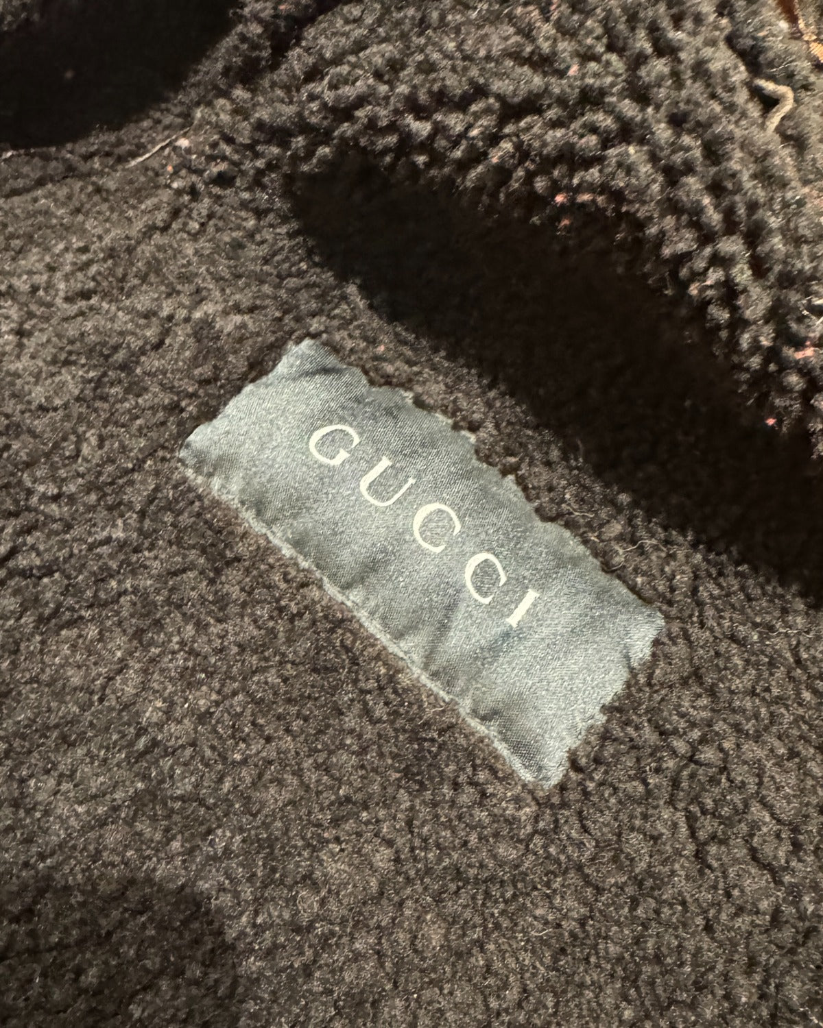 Gucci FW03 by Tom Ford Embroidered Shearling Coat