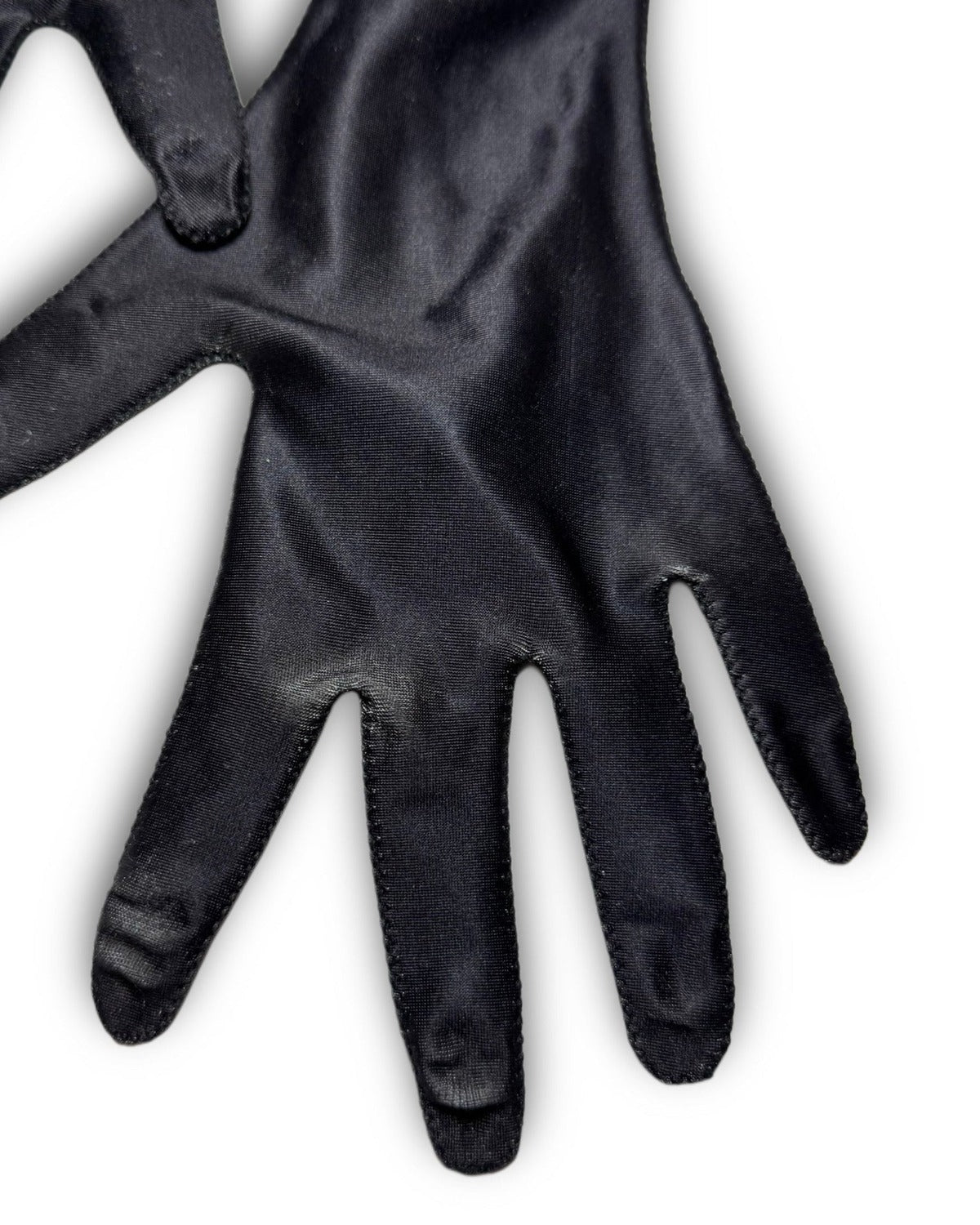 Jean Paul Gaultier 80s Equator Black Long Gloves