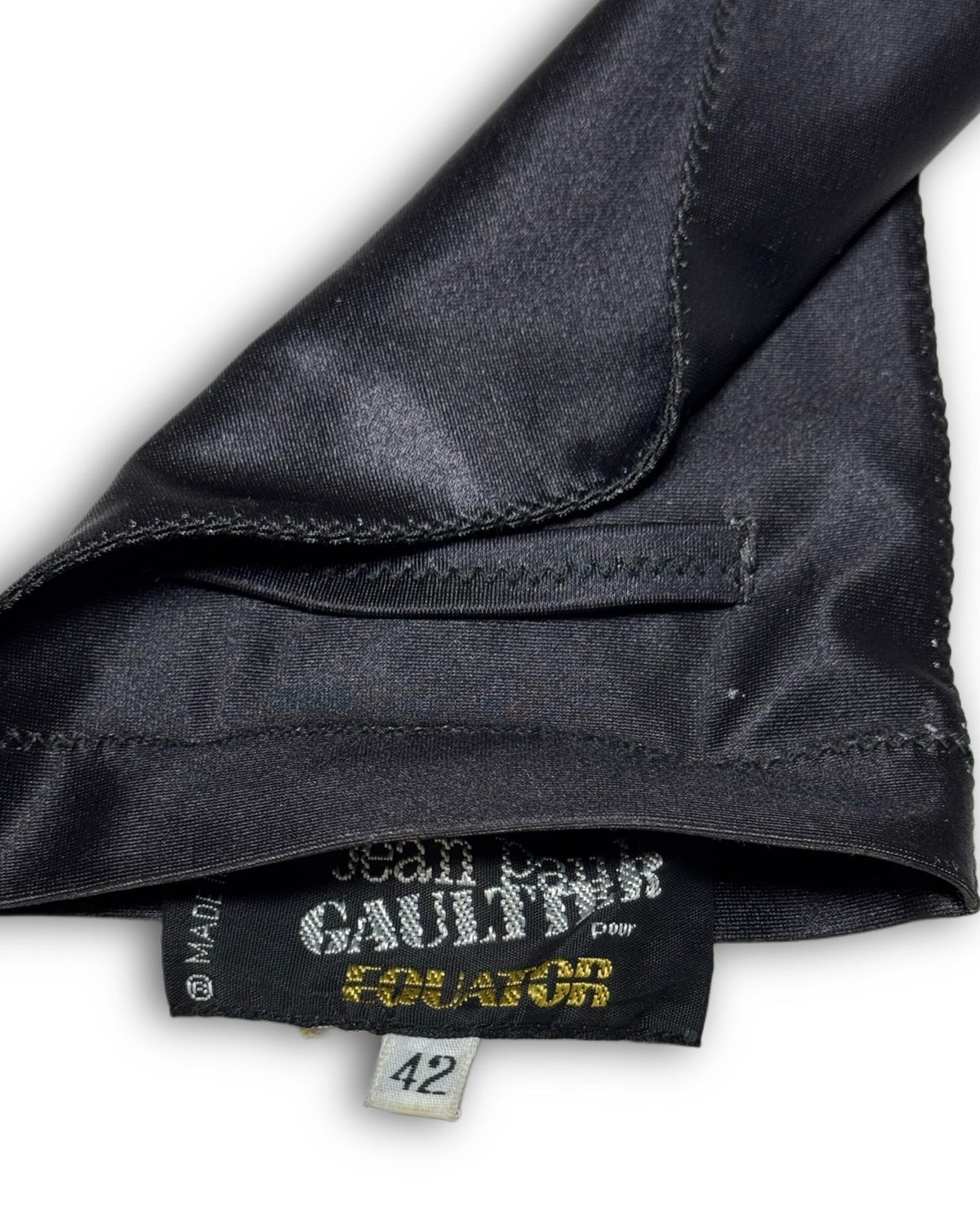 Jean Paul Gaultier 80s Equator Black Long Gloves