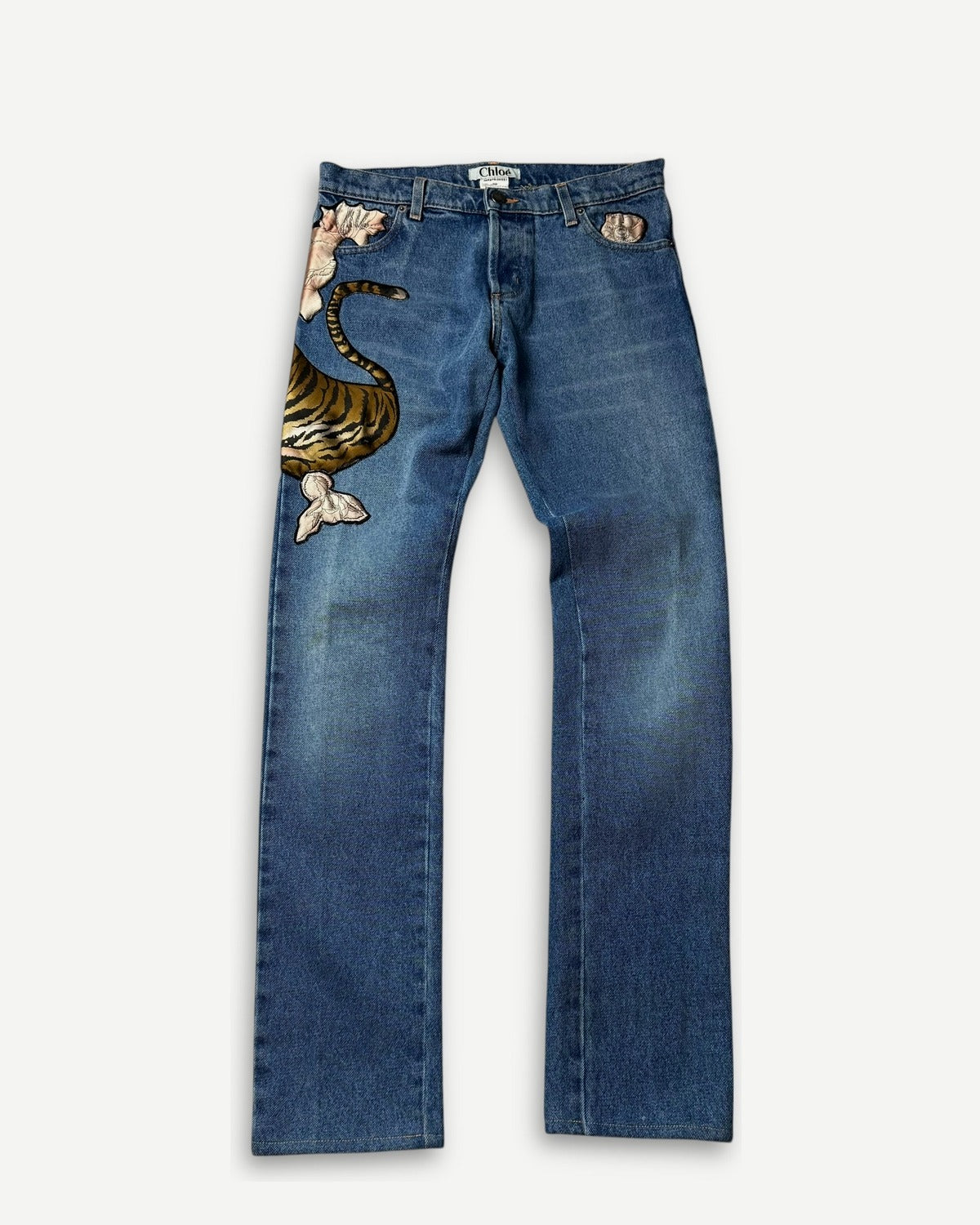 Chloe by Phoebe Philo FW03 Tiger Collage Denim