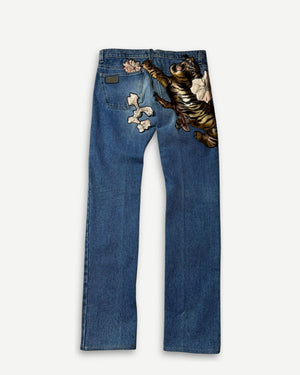 Chloe by Phoebe Philo FW03 Tiger Collage Denim