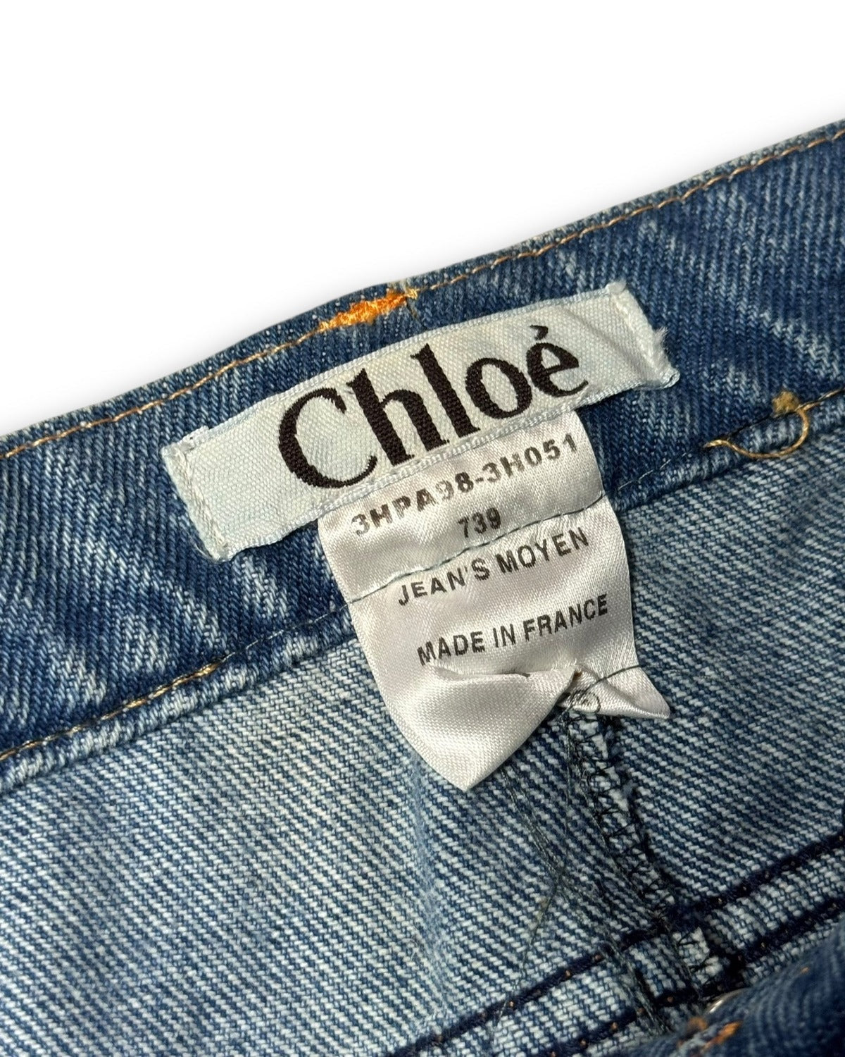 Chloe by Phoebe Philo FW03 Tiger Collage Denim