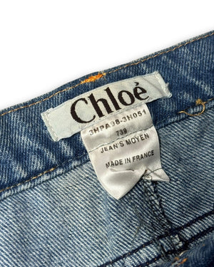 Chloe by Phoebe Philo FW03 Tiger Collage Denim