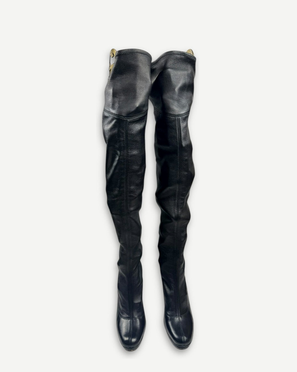 Gucci by Tom Ford 1995 Overknee Leather Boots