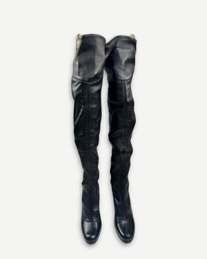 Gucci by Tom Ford 1995 Overknee Leather Boots