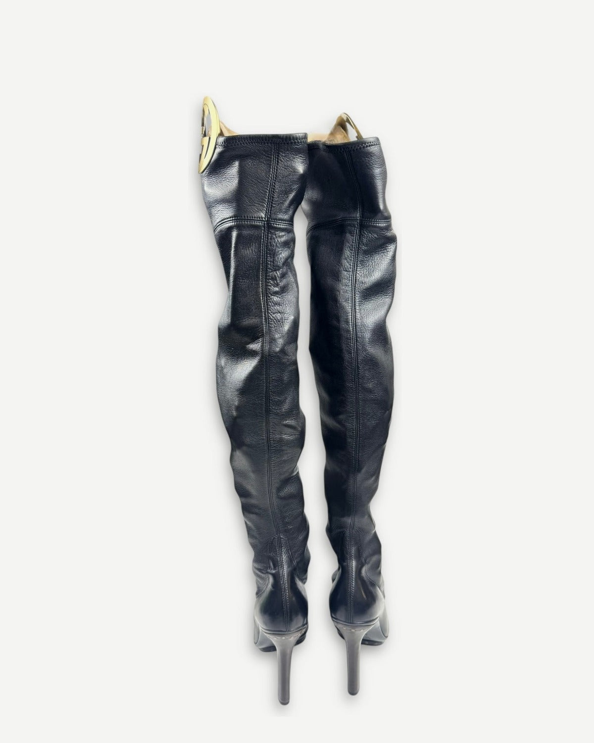 Gucci by Tom Ford 1995 Overknee Leather Boots