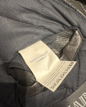 Balmain by Christophe Decarnin Calf Fur Leather Jacket