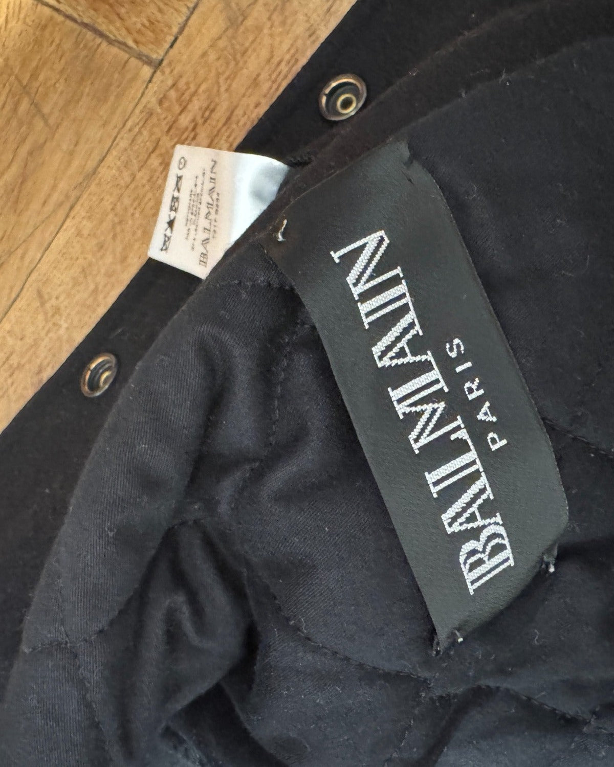 Balmain SS10 by Christophe Decarnin Embellished Teddy Jacket