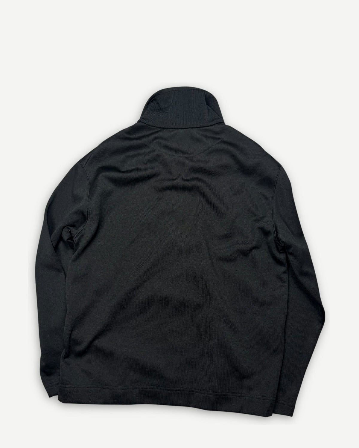 Lanvin Black Technical Knit Halfzip Sweater