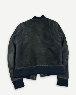 Balmain AW10 by Christophe Decarnin Suede Teddy Jacket