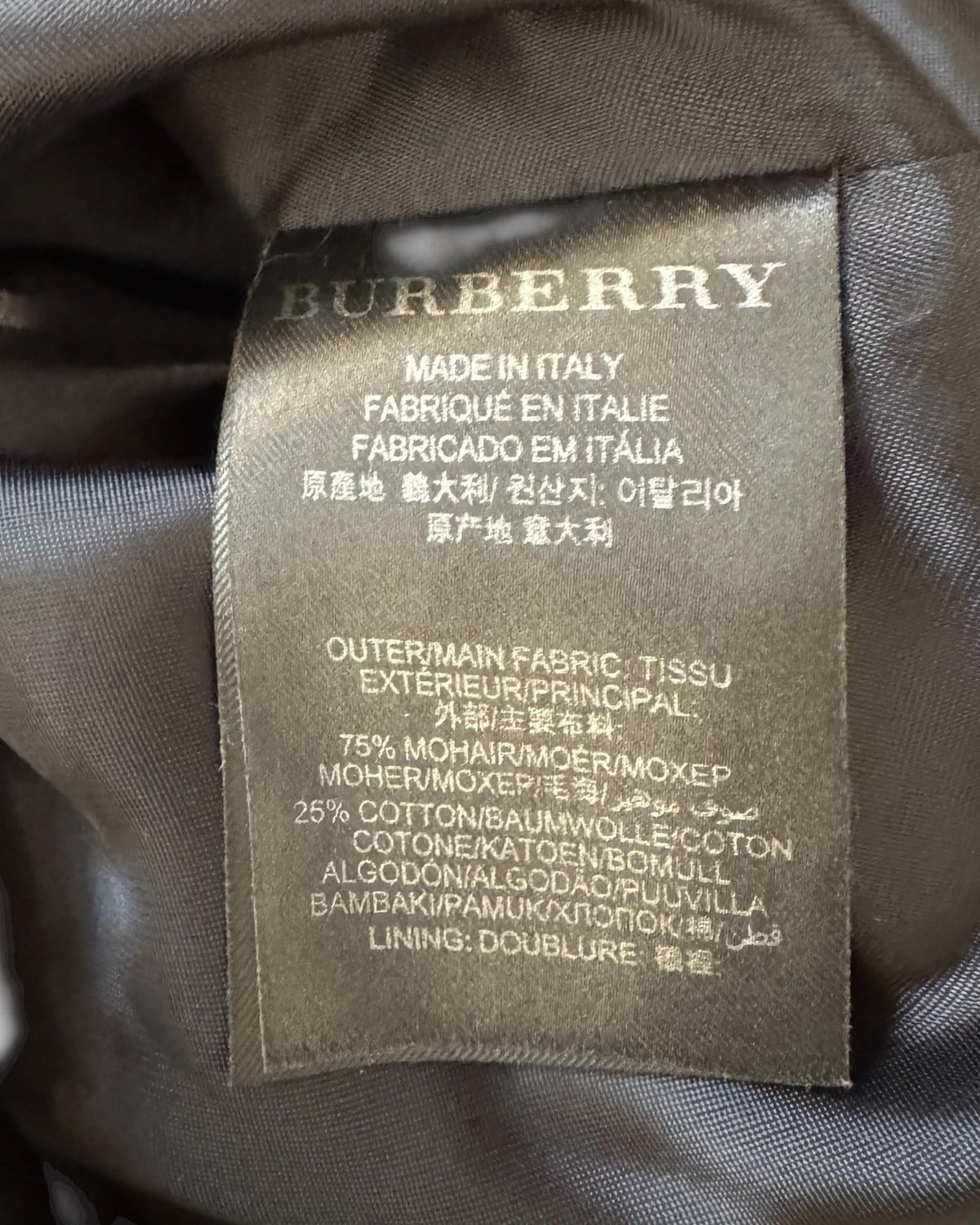Burberry Prorsum SS14 mohair teddy coat