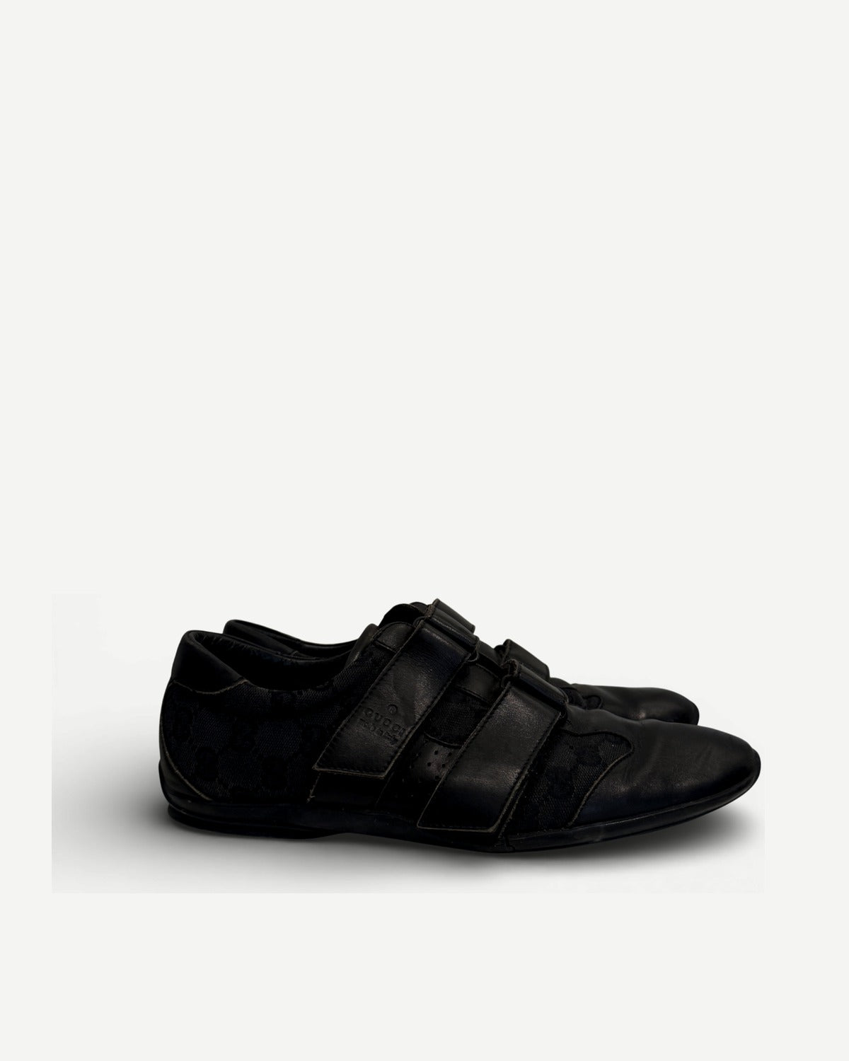 Gucci 2000s Monogram Strap Sneakers