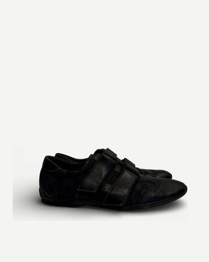 Gucci 2000s Monogram Strap Sneakers