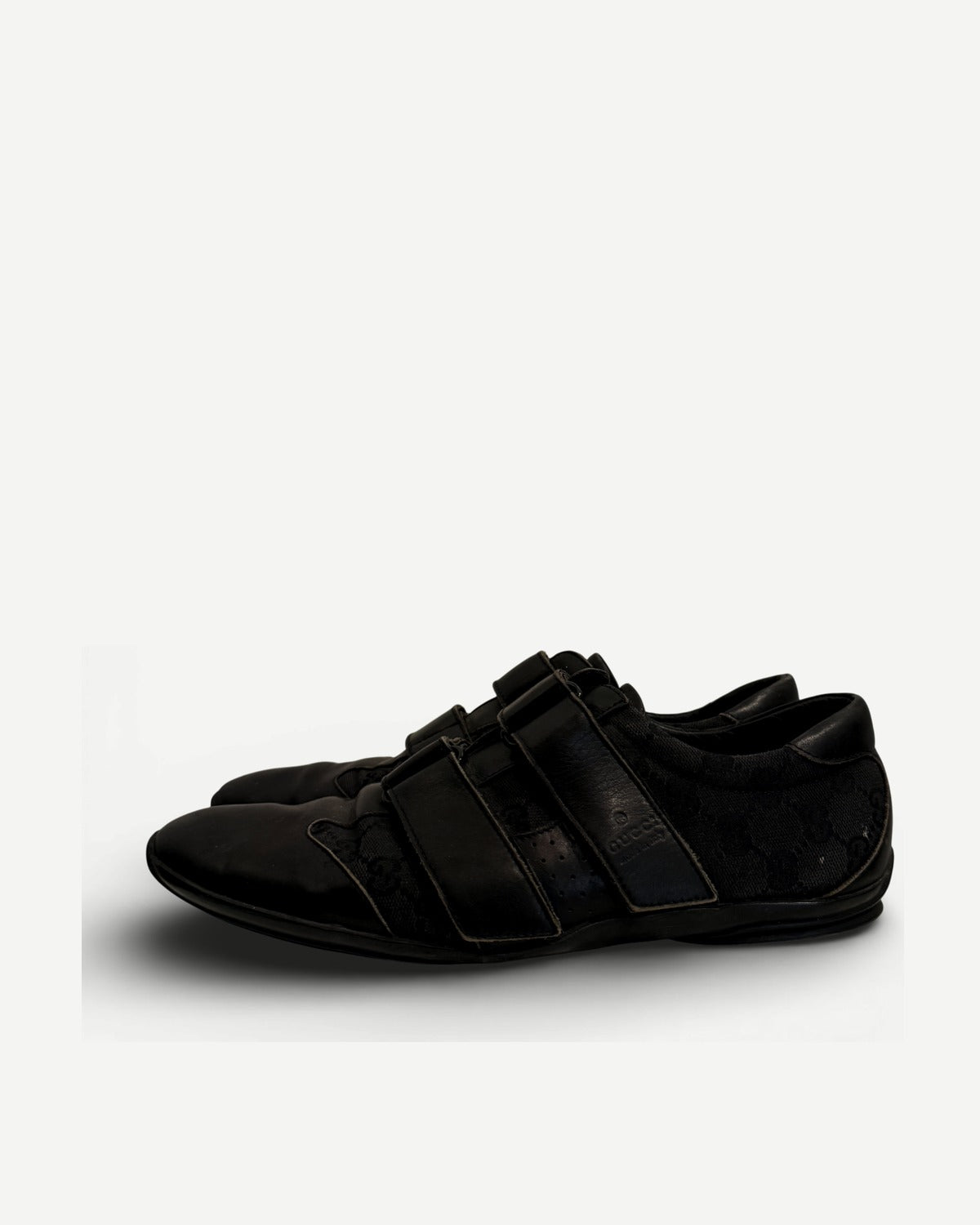 Gucci 2000s Monogram Strap Sneakers