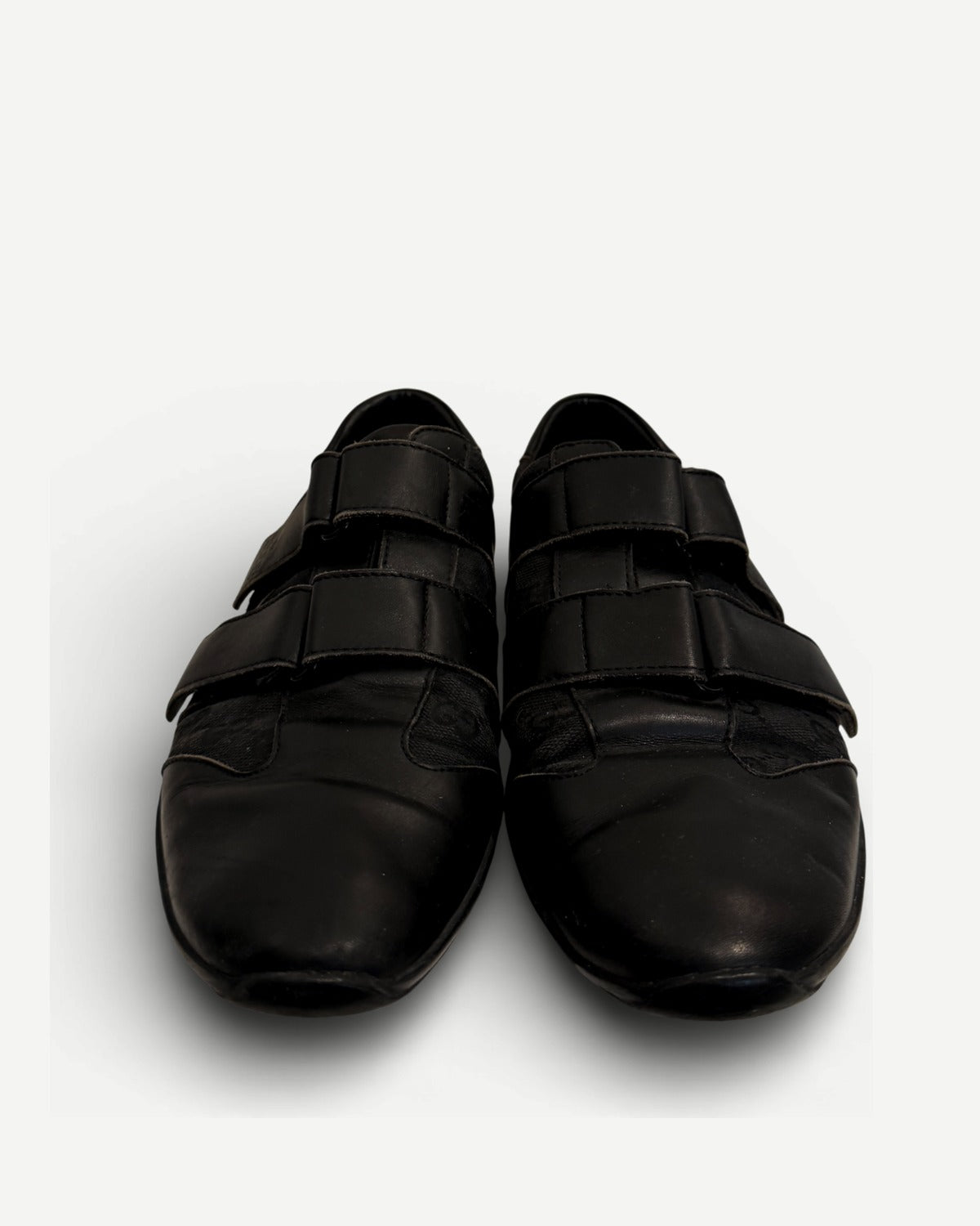 Gucci 2000s Monogram Strap Sneakers