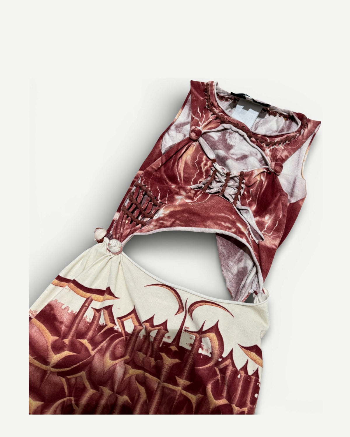 Jean Paul Gaultier SS01 Demon Cut Out Dress