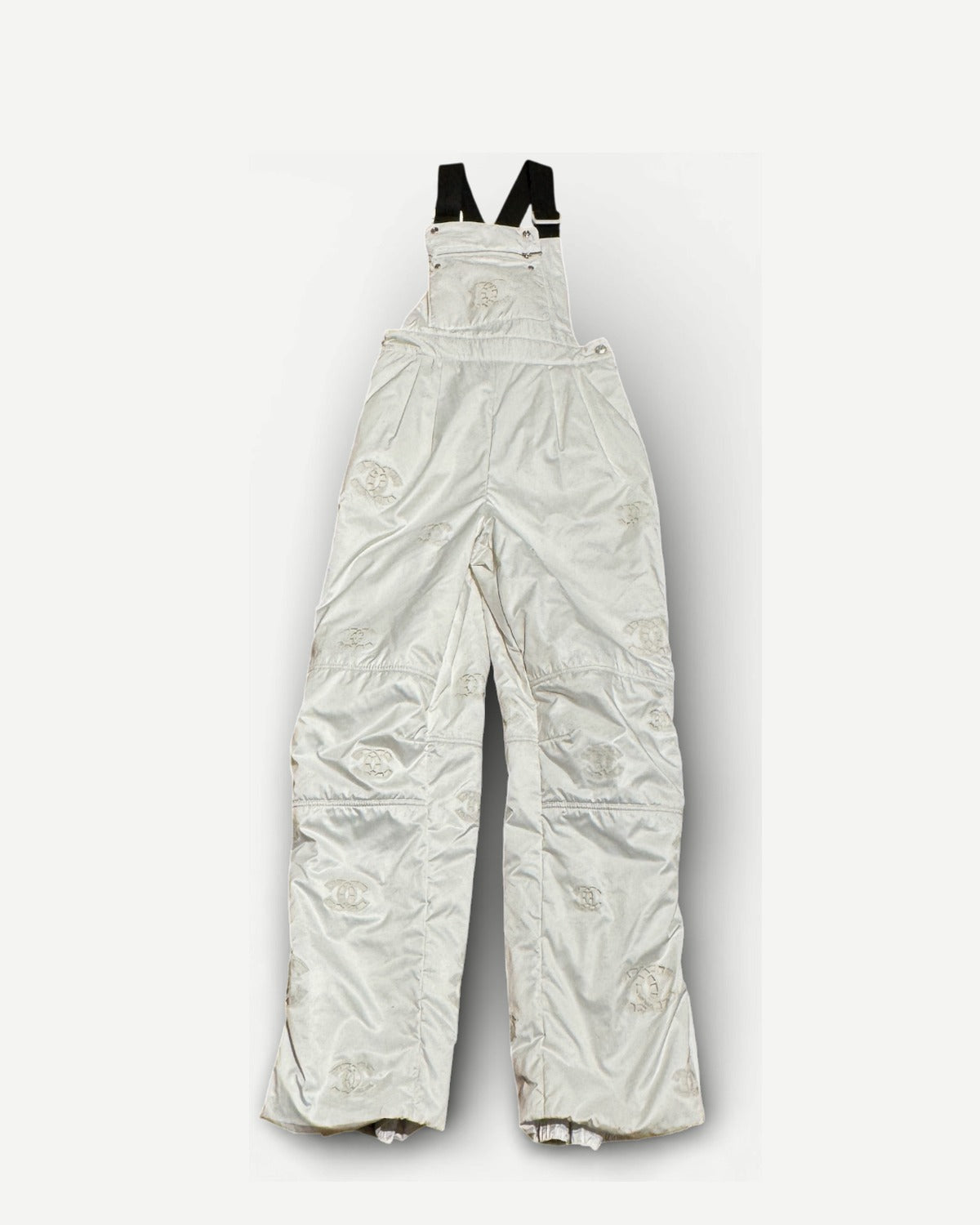 Chanel 2021 Coco Neige Laser Cut CC Logo Ski Down Overall Sample