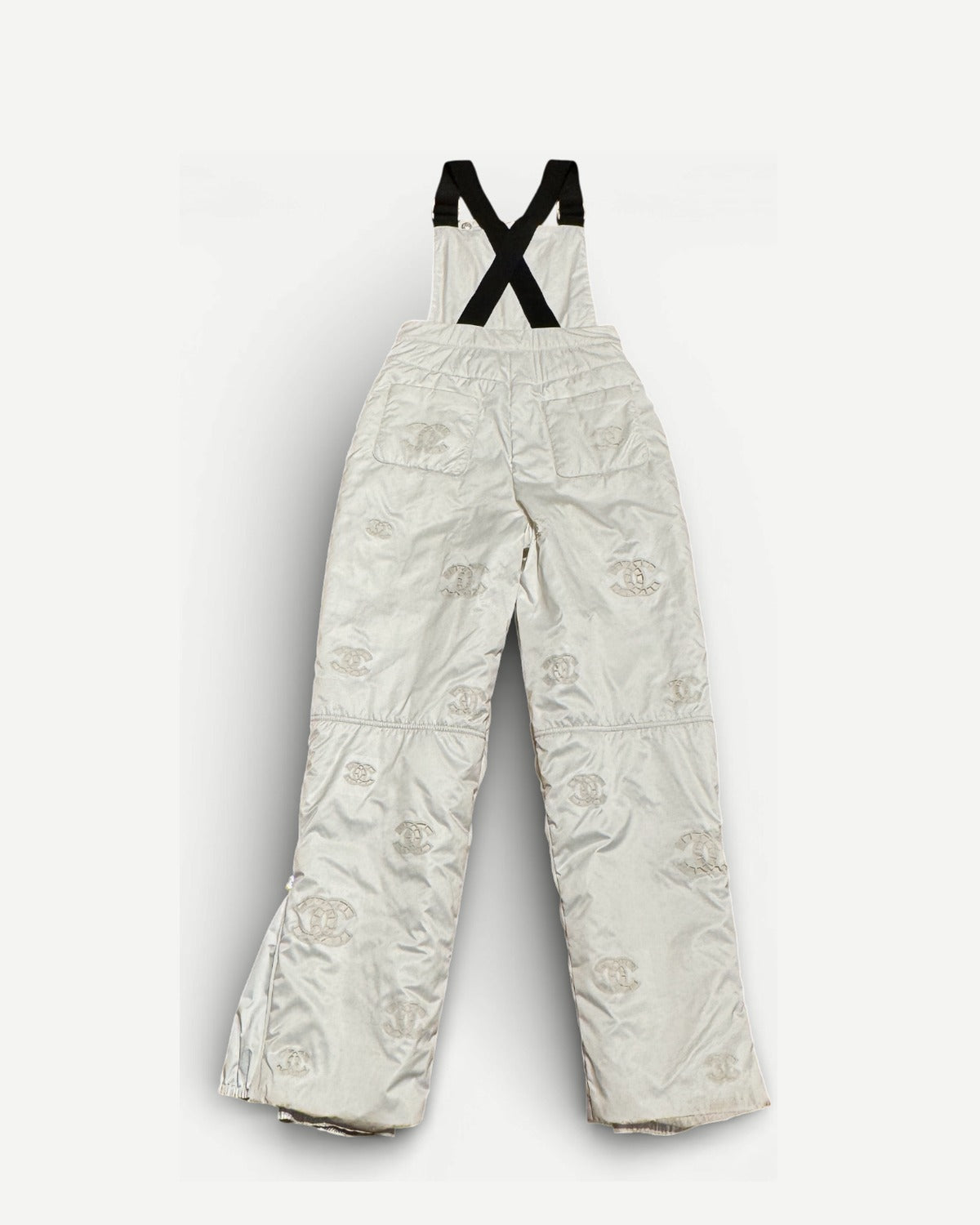 Chanel 2021 Coco Neige Laser Cut CC Logo Ski Down Overall Sample