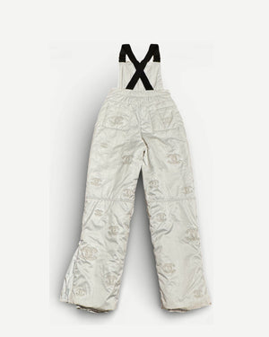 Chanel 2021 Coco Neige Laser Cut CC Logo Ski Down Overall Sample