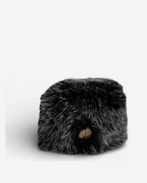 Chanel 2024 Faux Fur Embellished Cossack Hat Sample
