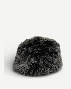 Chanel 2024 Faux Fur Embellished Cossack Hat Sample