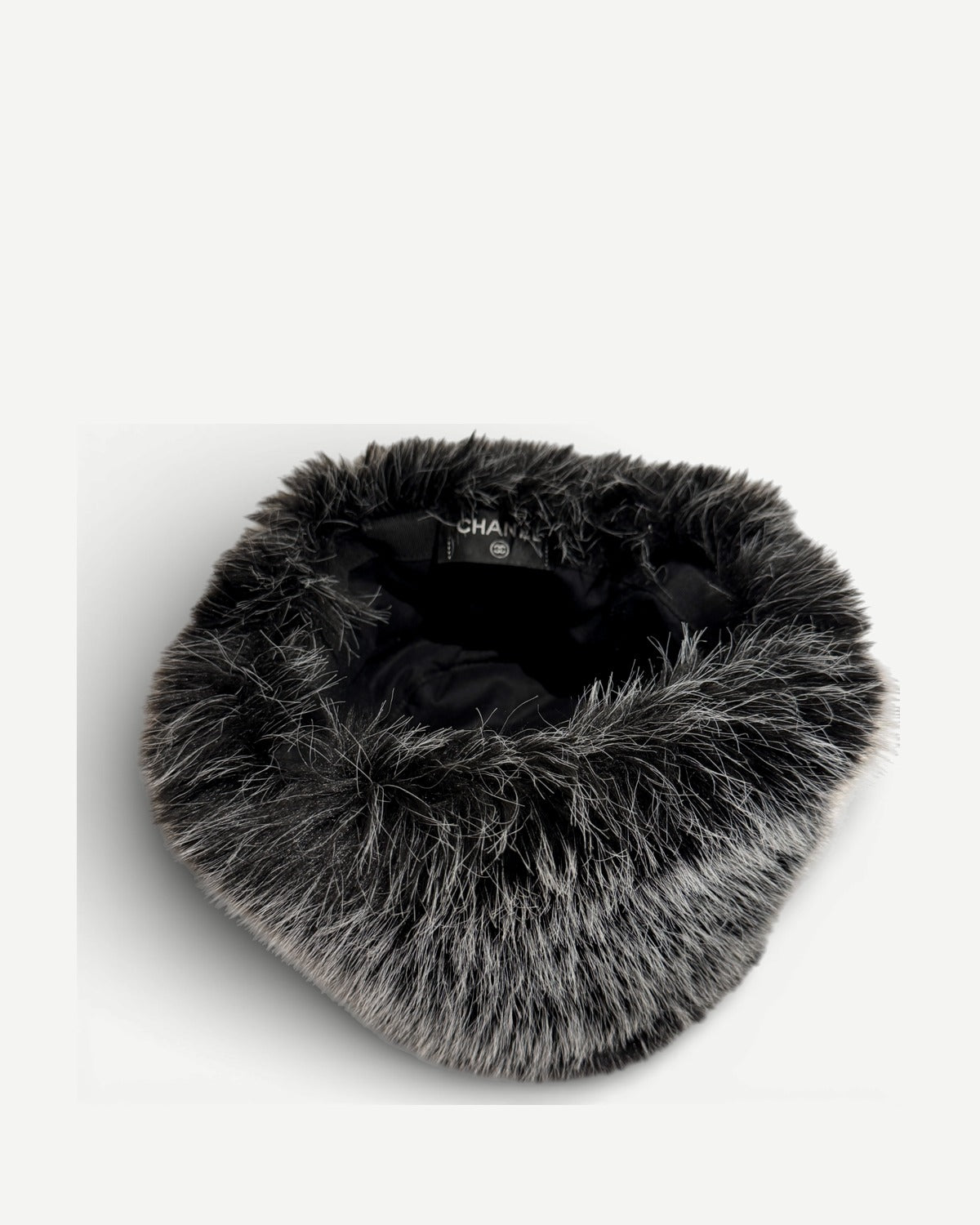 Chanel 2024 Faux Fur Embellished Cossack Hat Sample