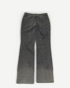 Christian Dior SS04 Blue Moto Biker Set Pants