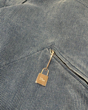 Christian Dior SS04 Blue Moto Biker Set Pants